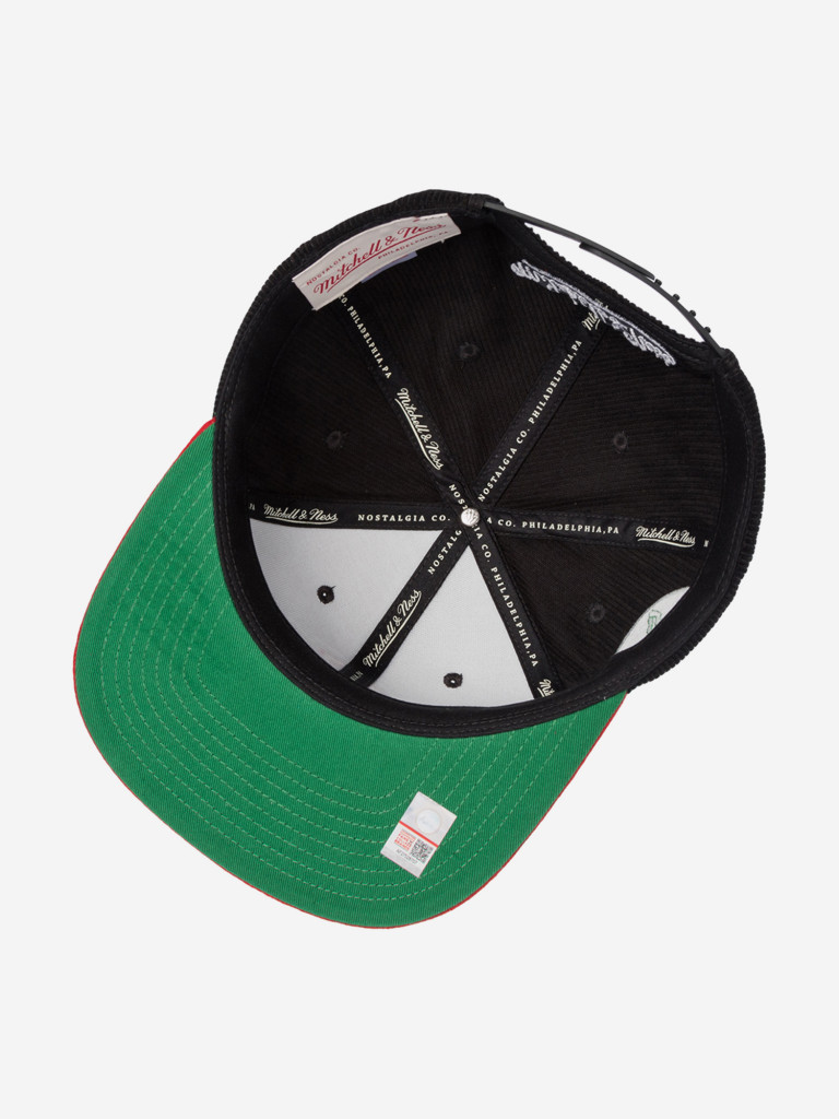 Бейсболка с прямым козырьком MITCHELL NESS HS10401-OSTBLCK Ohio State NCAA (черный)