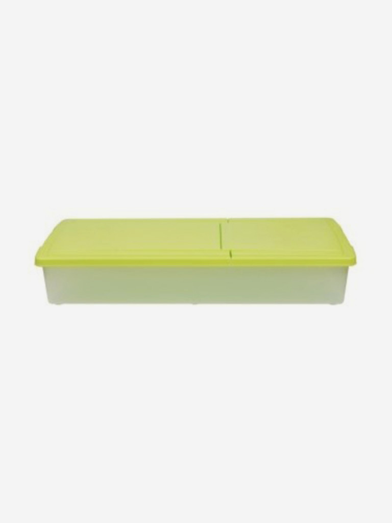 Короб для xранения IRIS OHYAMA UNDER-BED PLASTIC BOX 46л, зеленый