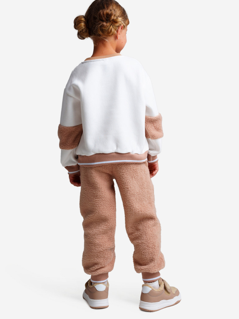 Комплект для девочки: толстовка, брюки PlayToday