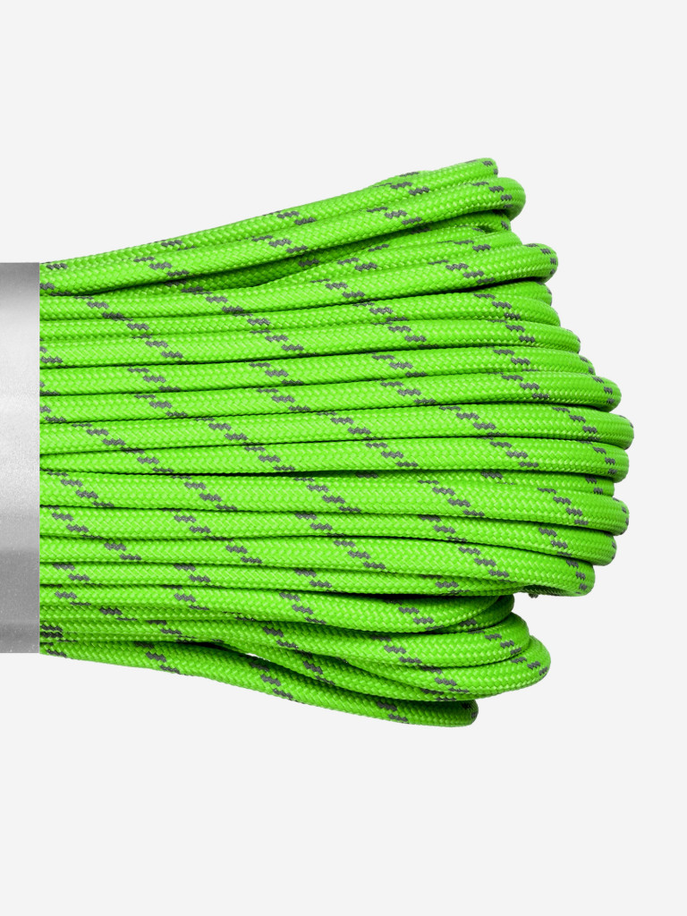 Паракорд 550 CORD nylon 10м RUS световозвращающий (lime)