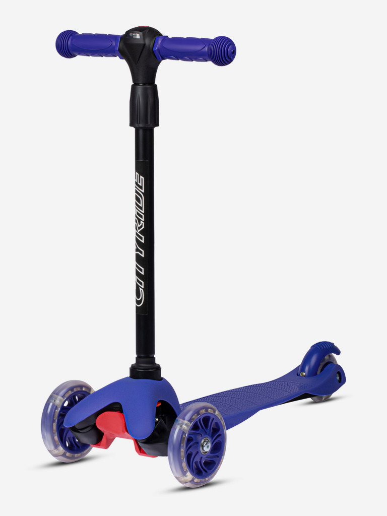 Самокат трехколесный CITYRIDE, PVC 110/76, CR-S4-00DBL