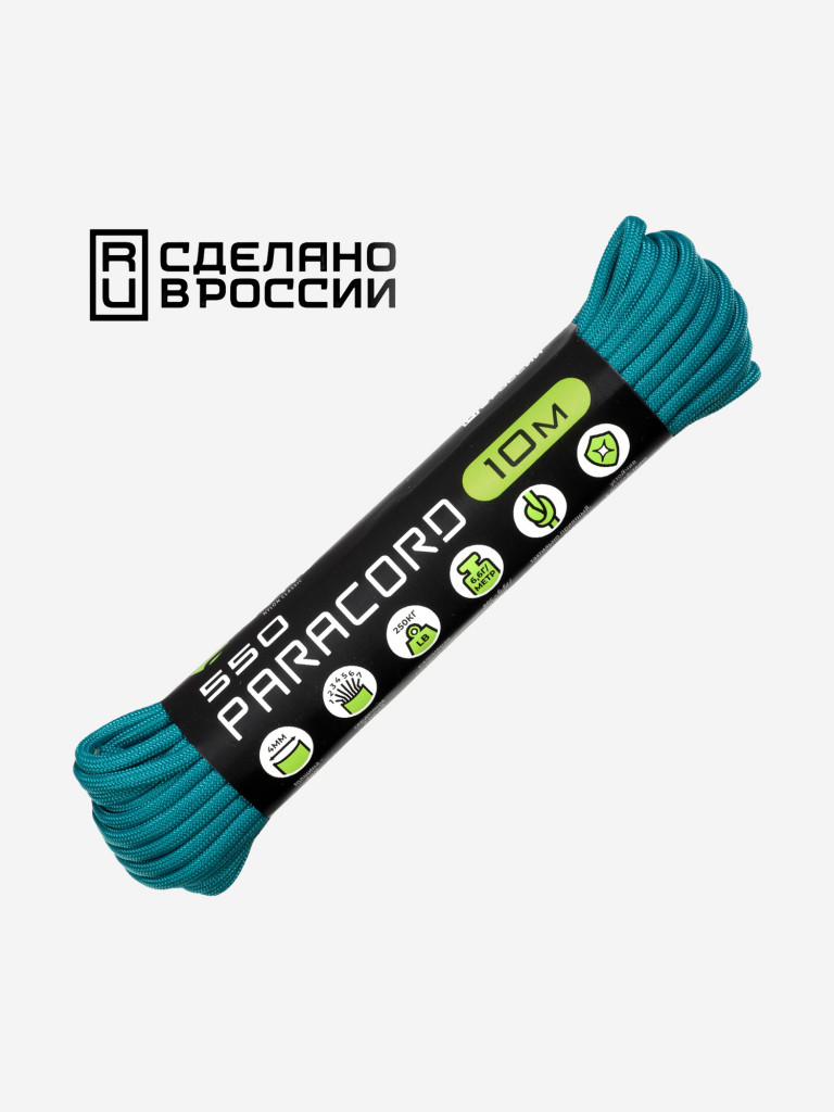 Паракорд 550 CORD nylon 10м RUS (aquamarine)