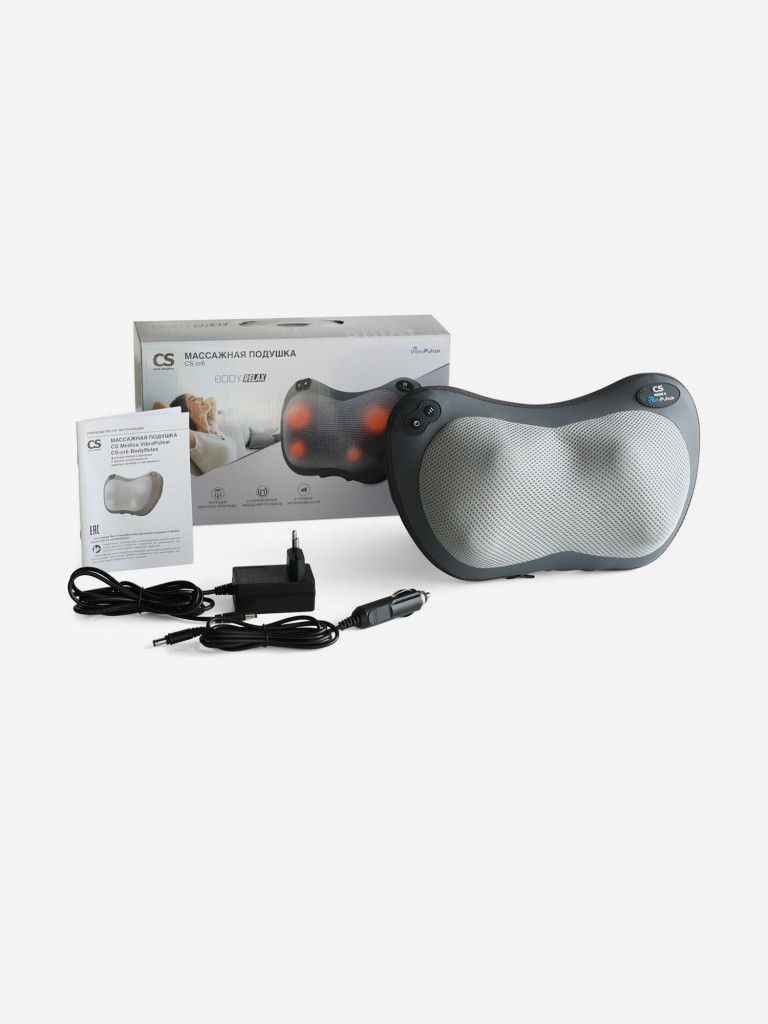 Массажная подушка для шеи и плеч CS Medica Shiatsu CS-cr6