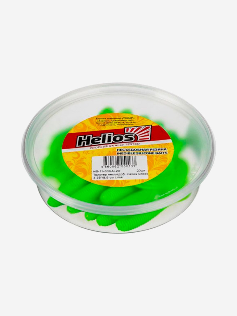 Мягкая приманка Helios Credo, 3,35'' / 8,5 см, Lime, 20 шт (HS-11-008-N-20)
