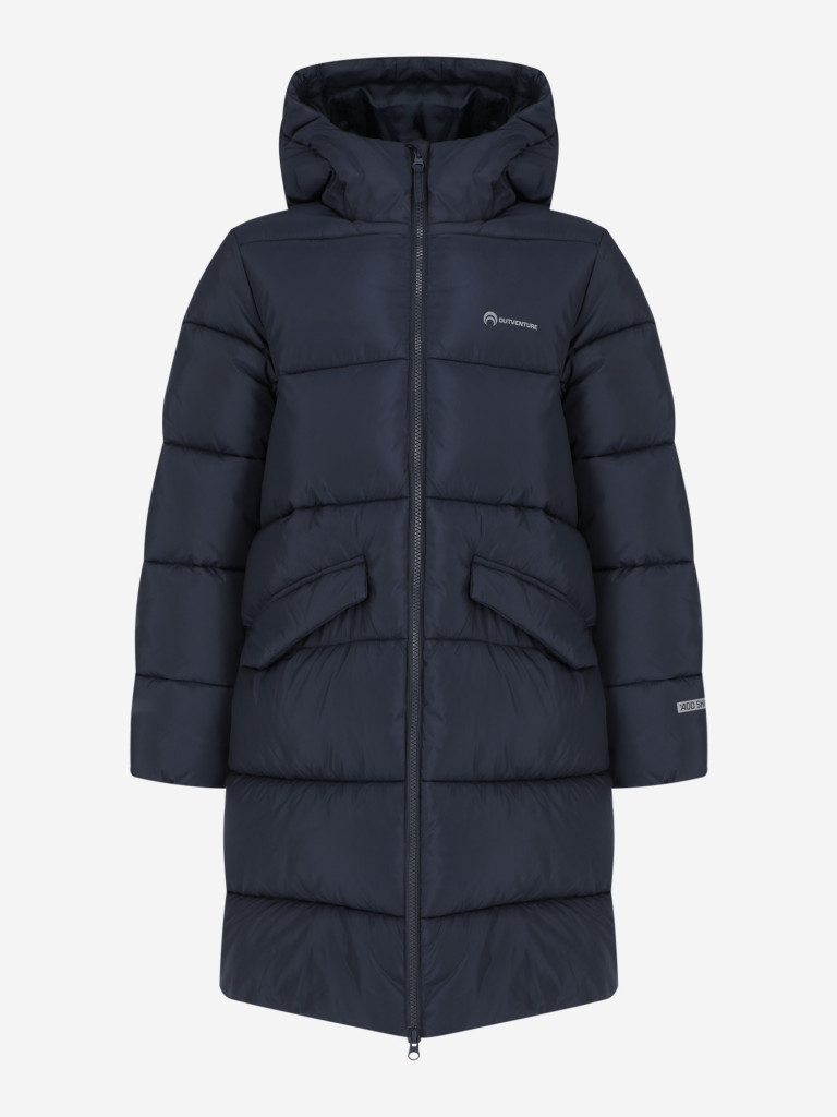 Пальто утепленное для девочек Outventure