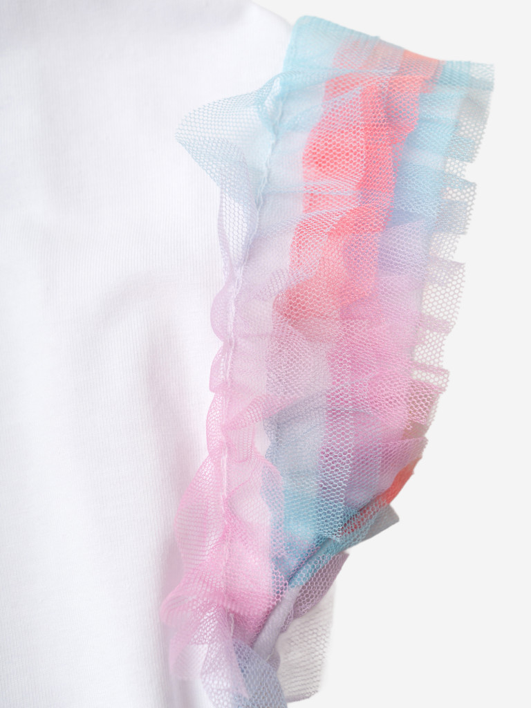 Комплект для девочек: футболка, юбка-шорты PlayToday