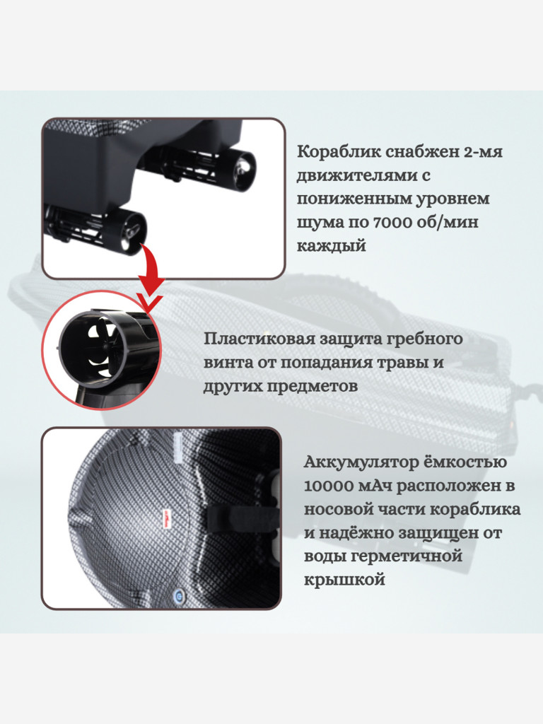 Прикормочный кораблик ACTOR PLUS Basic Carbon