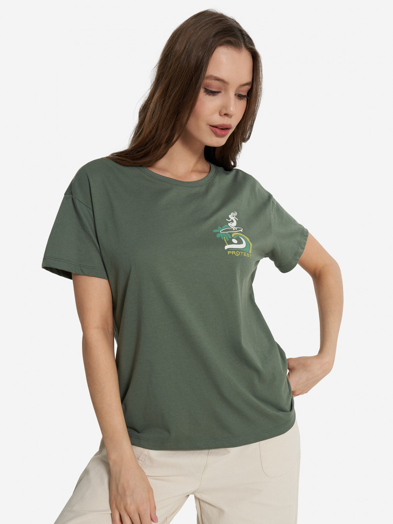 Футболка женская Protest Zoeli Зеленый 999₽