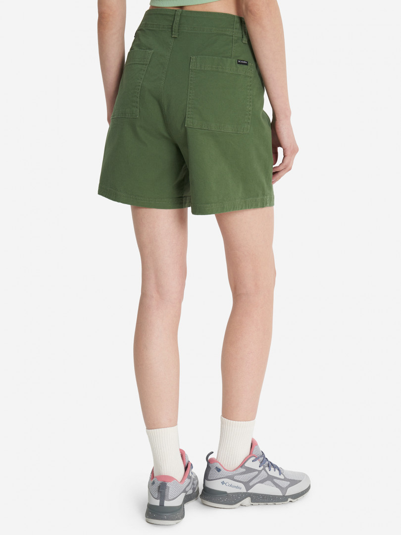 фото Шорты женские columbia calico basin cotton short, зеленый