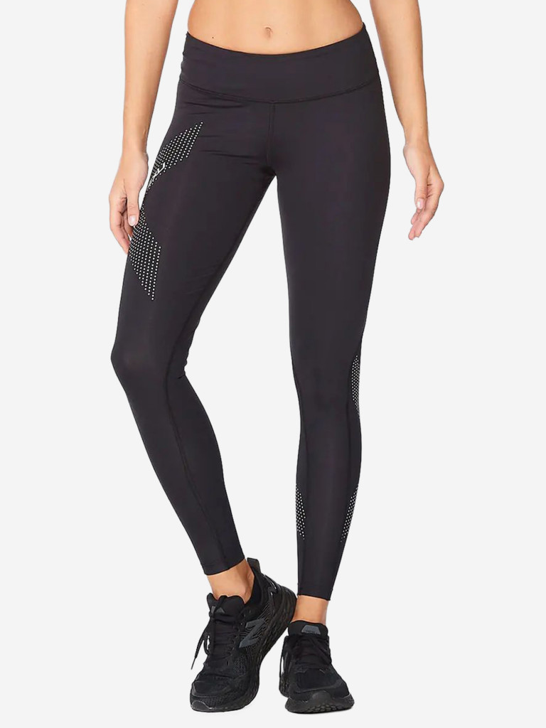 Компрессионные тайтсы 2XU Motion Mid-Rise Compression Tights Black