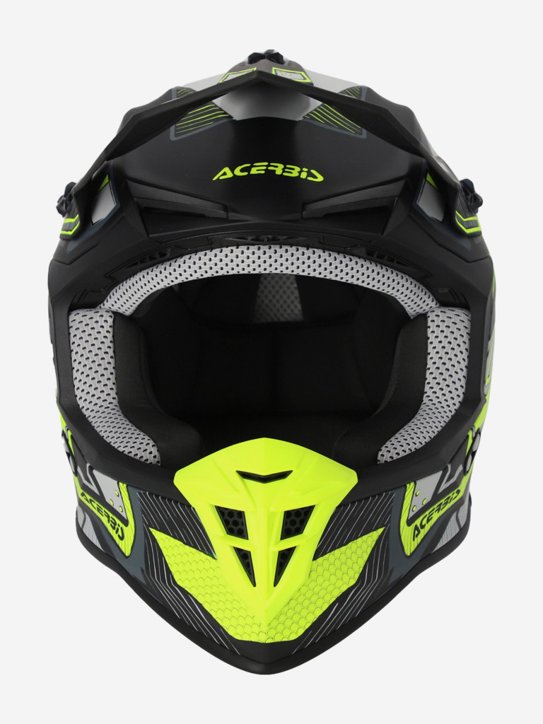 Мотошлем Кроссовый взрослый Acerbis LINEAR 22-06 Black/Fluo-Yellow