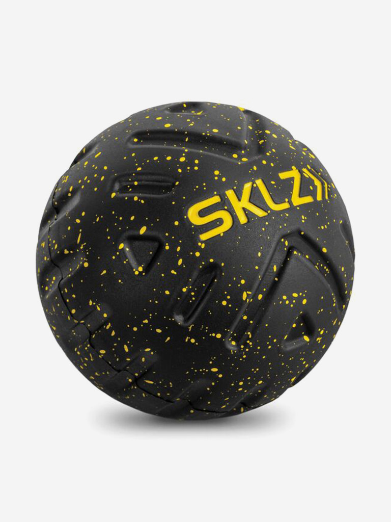 Массажный мяч рельефный SKLZ черный, 13 см
