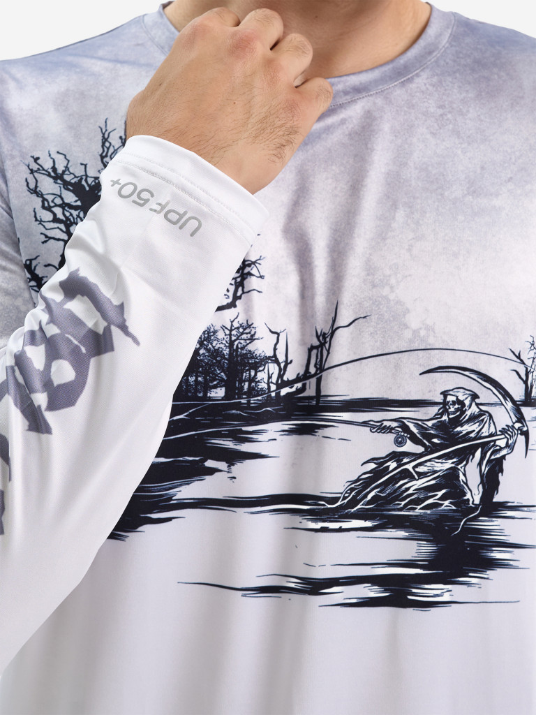 Лонгслив мужской Extreme Fishing OBS-G502 с защитой от солнца UPF50+ для рыбалки