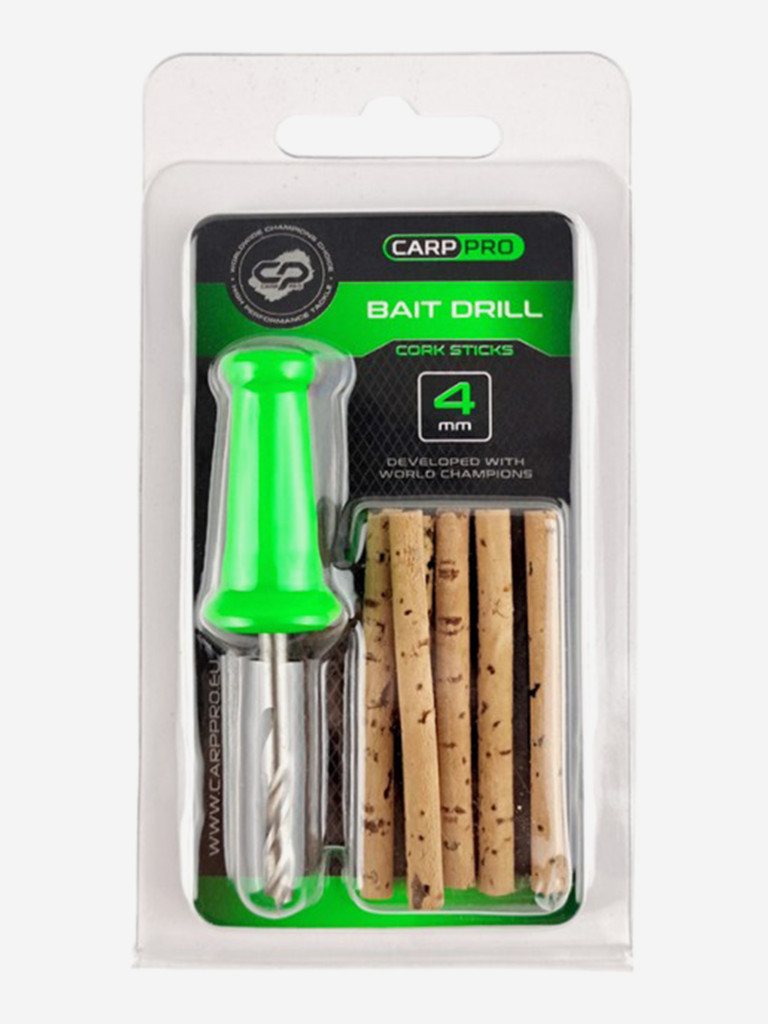 CARP PRO Сверло с пробковыми палочками Hard Bait Drill 4мм
