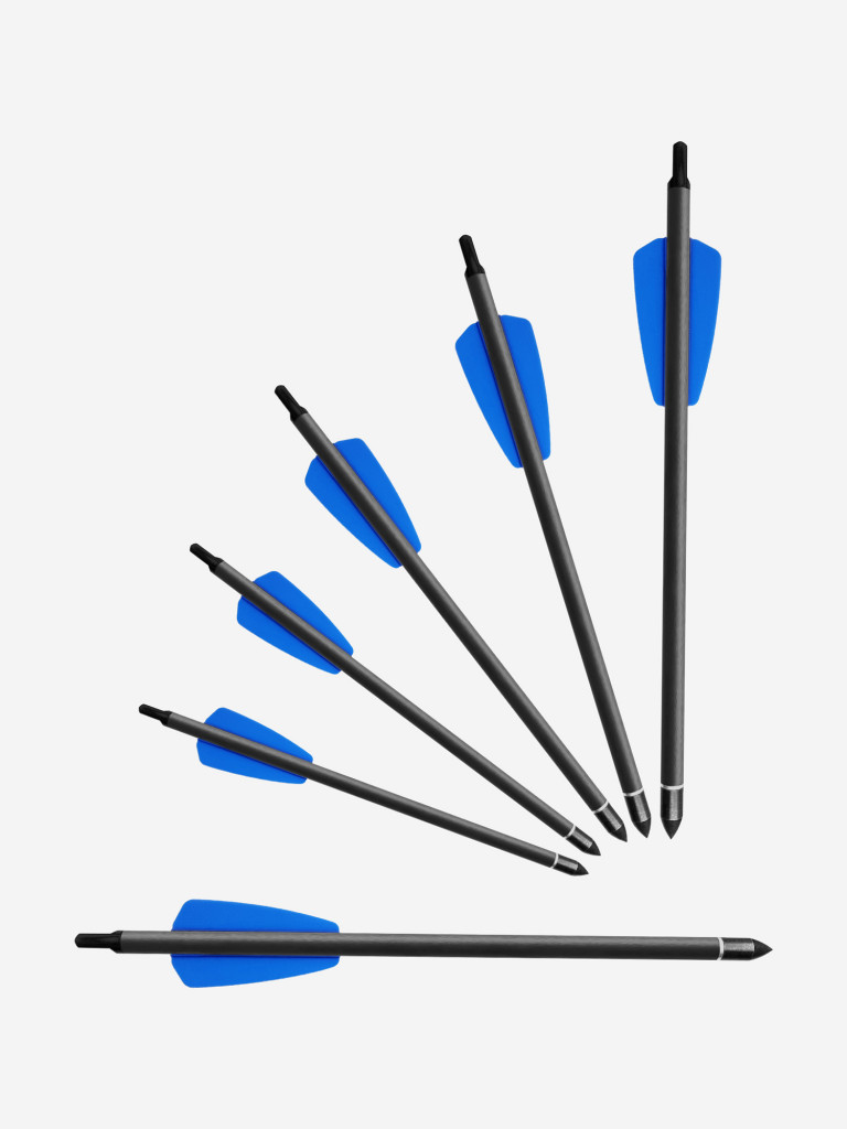 Стрела карбоновая 7,5" для арбалета Ek Cobra System R9 (6шт.)