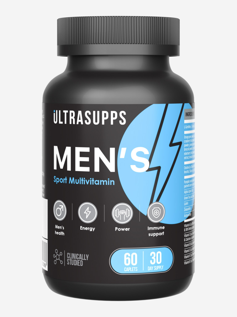 Мужской спортивный витаминно-минеральный комплекс ULTRASUPPS, 60 шт