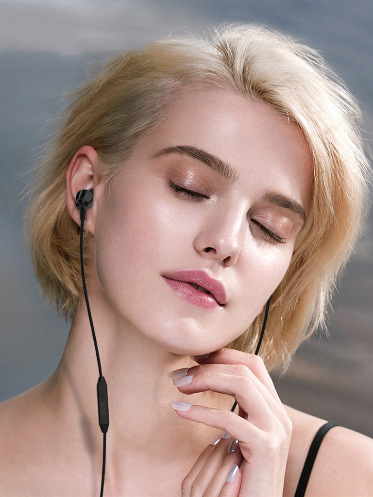 Стереогарнитура Stereo K-Pop jack 3.5 mm, 1.2 метра