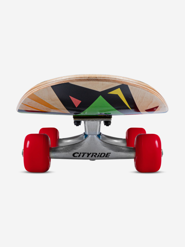 Скейтборд CITYRIDE, дека клен 9 слоев, размер 31"*8", колеса: 54*36мм, PU, ABEC-7, JB4200180