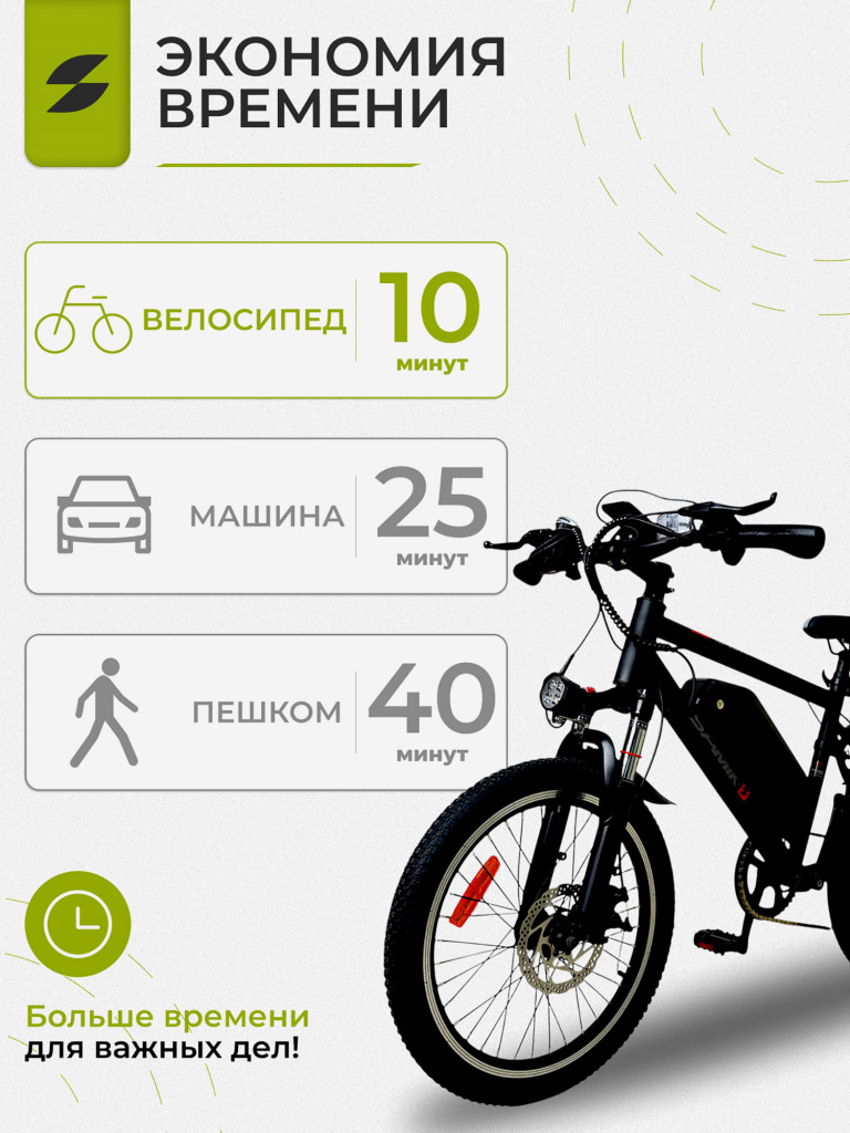 Электровелосипед Samik V3 Mini Pro