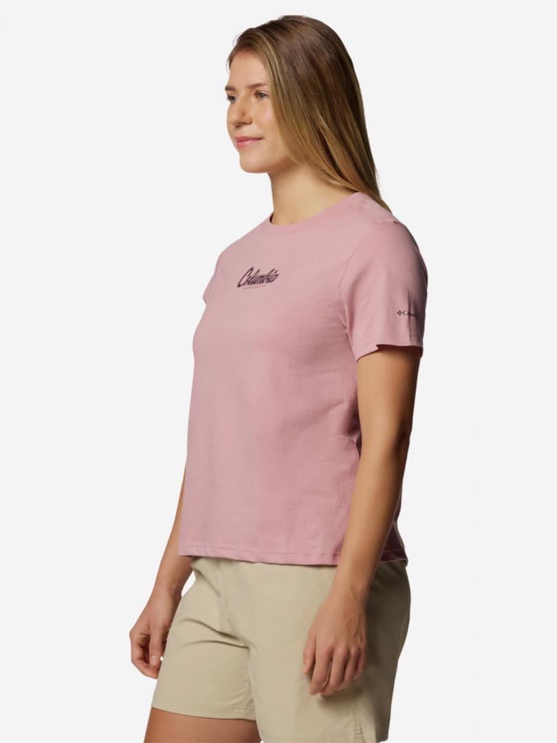 Футболка женская Columbia Rolling Bend Graphic Ss Розовый 1399₽
