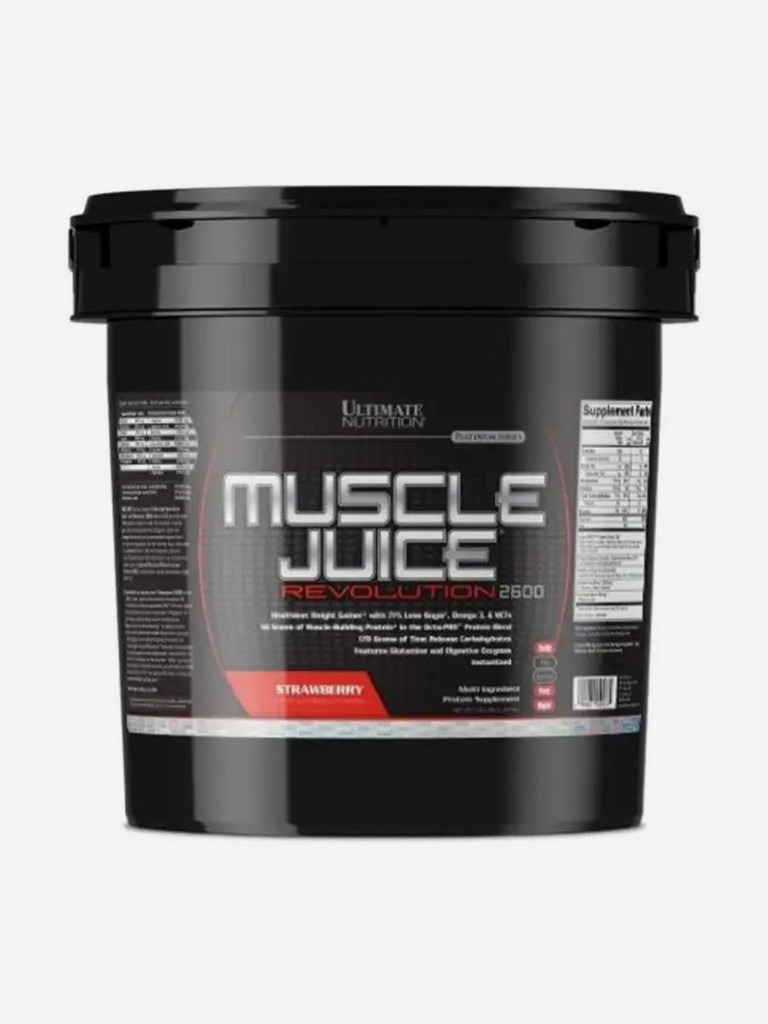 Гeйнeр Ultimate Nutrition Muscle Juice Revolution, 5040 г, Клубничный