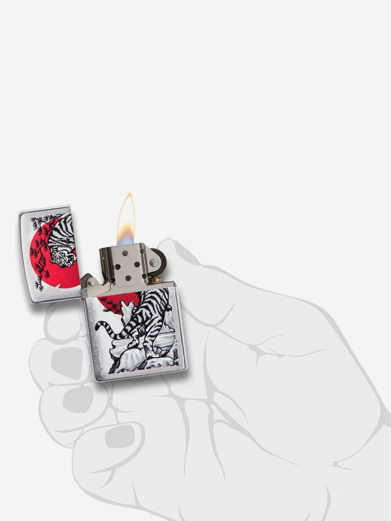 Зажигалка бензиновая ZIPPO 29889 Asian Tiger