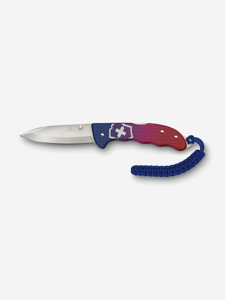 Нож перочинный Victorinox Evoke Alox, синий/красный, 0.9415.D221
