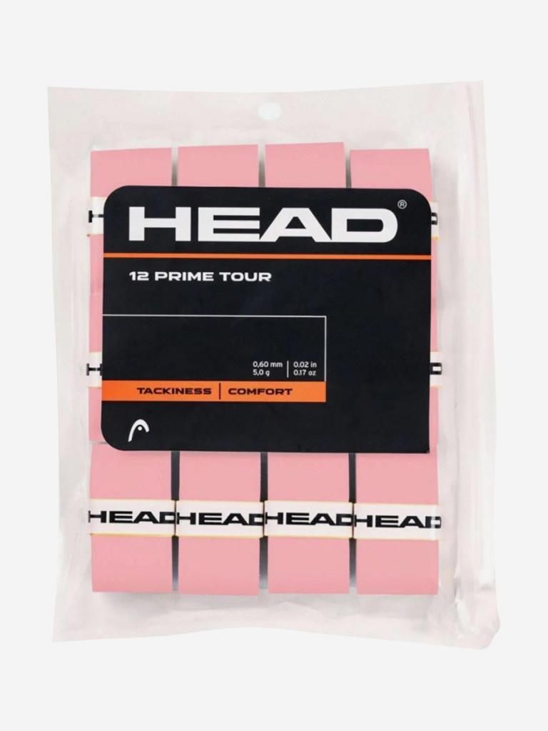 Намотка овергрип HEAD PRIME TOUR Р12 РОЗОВЫЙ