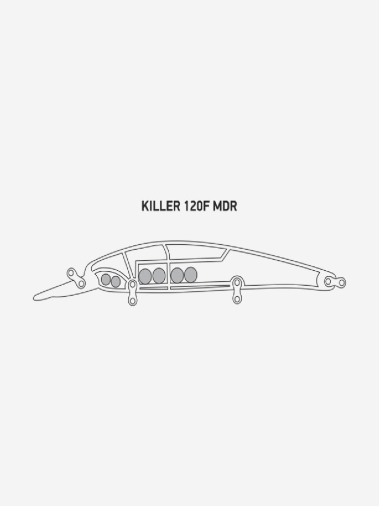 Воблер LureMax Killer 120F MDR-074 17,5 гр плавающий