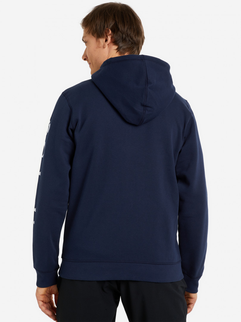 фото Толстовка мужская columbia logo fleece fz, синий