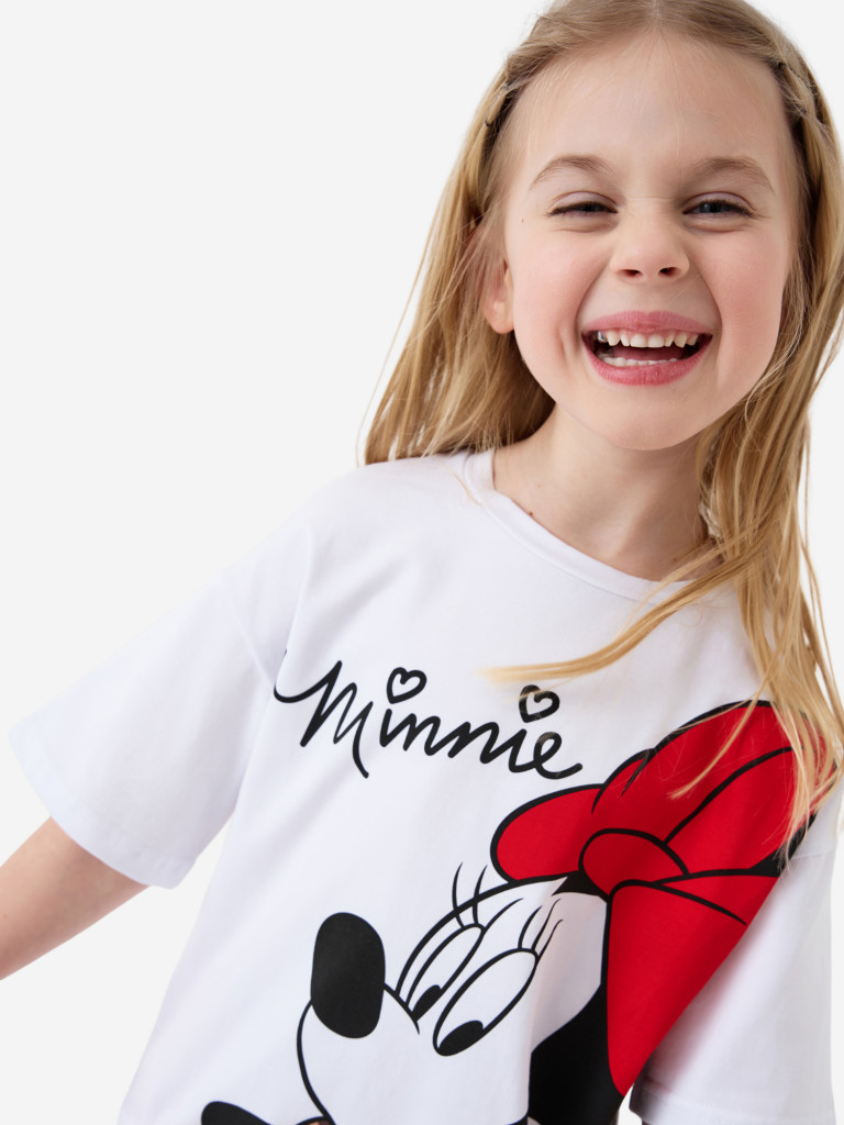 Комплект для девочек: футболка, шорты PlayToday