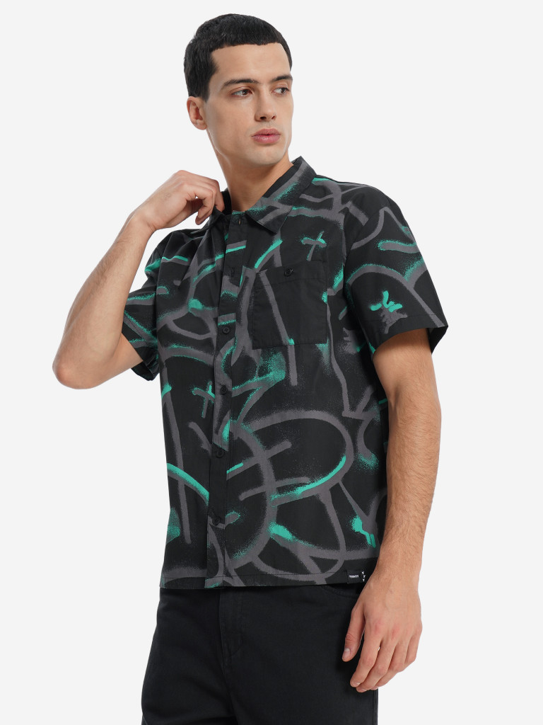 Рубашка с коротким рукавом мужская оверсайз Termit