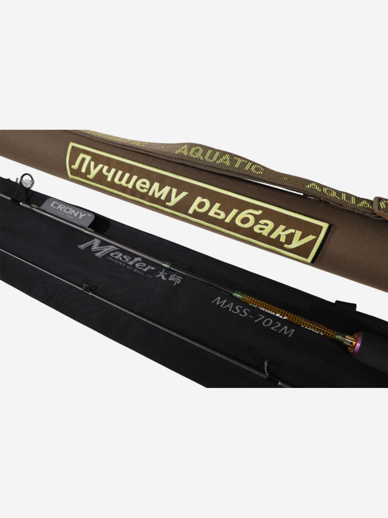 Тубус подарочный с удилищем №7 Т-75 без кармана, с надписью "Лучшему рыбаку"
