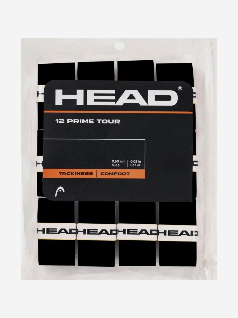 Намотка овергрип HEAD PRIME TOUR Р12 ЧЕРНЫЙ