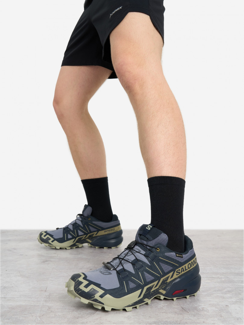 фото Кроссовки мужские salomon speedcross 6 gtx, синий