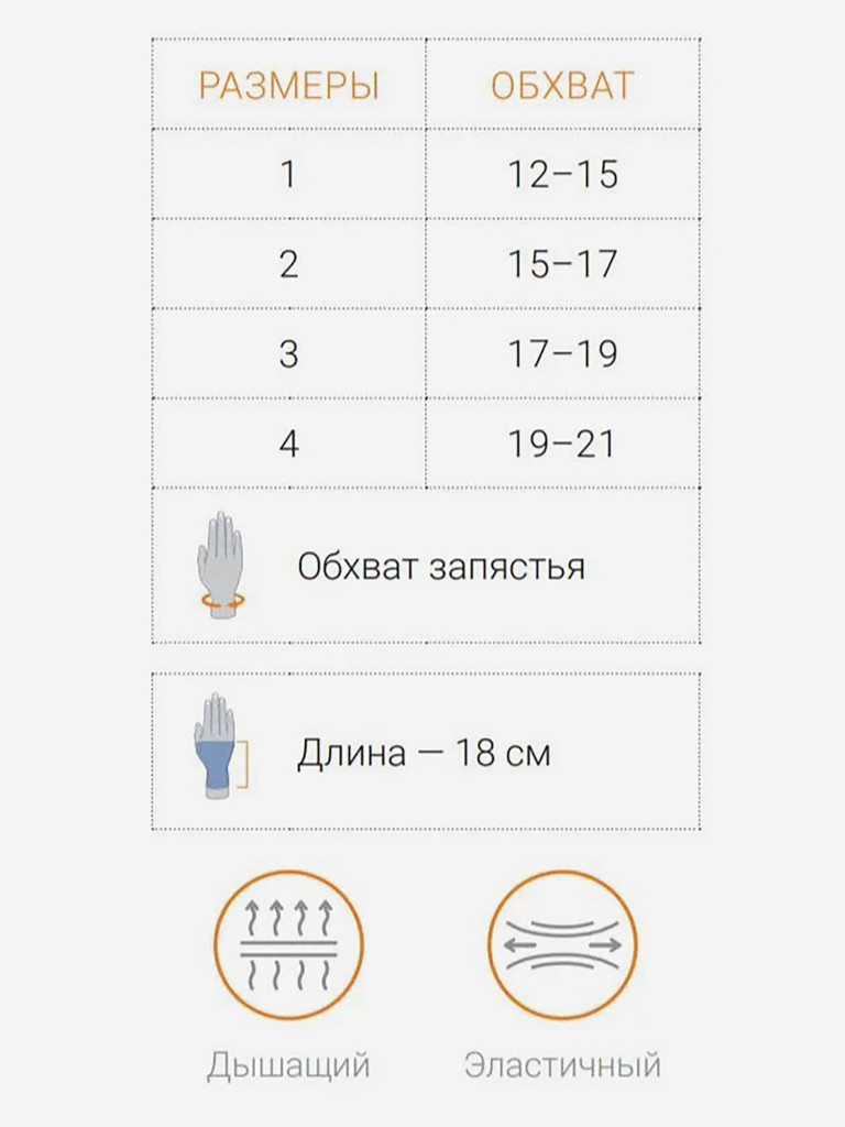 Бандаж на лучезапястный сустав MF-I50
