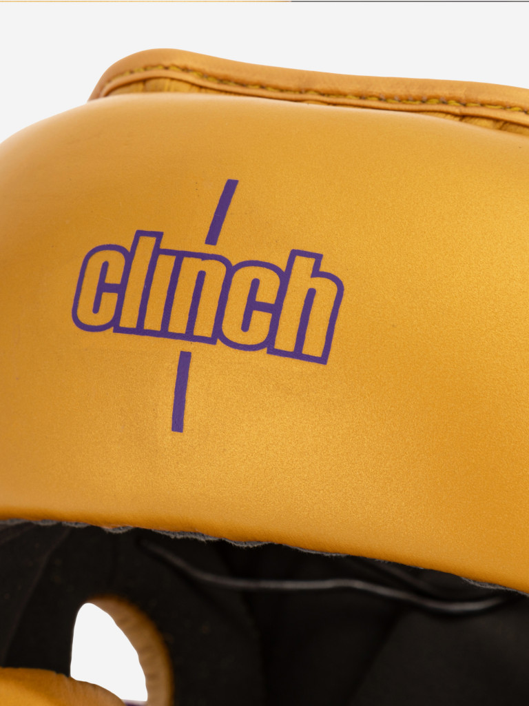 Шлем боксерский Clinch Undefeated золотой