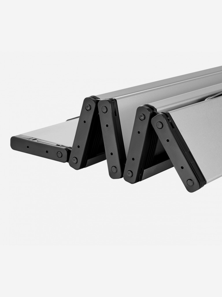 Стол складной 2401 MINI ALUNIUM TABLE S алюм, серебристый