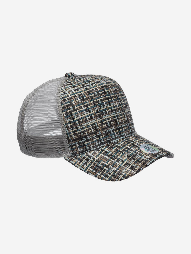 Бейсболка с сеточкой DJINNS HFT Bubble Tweed (серый)