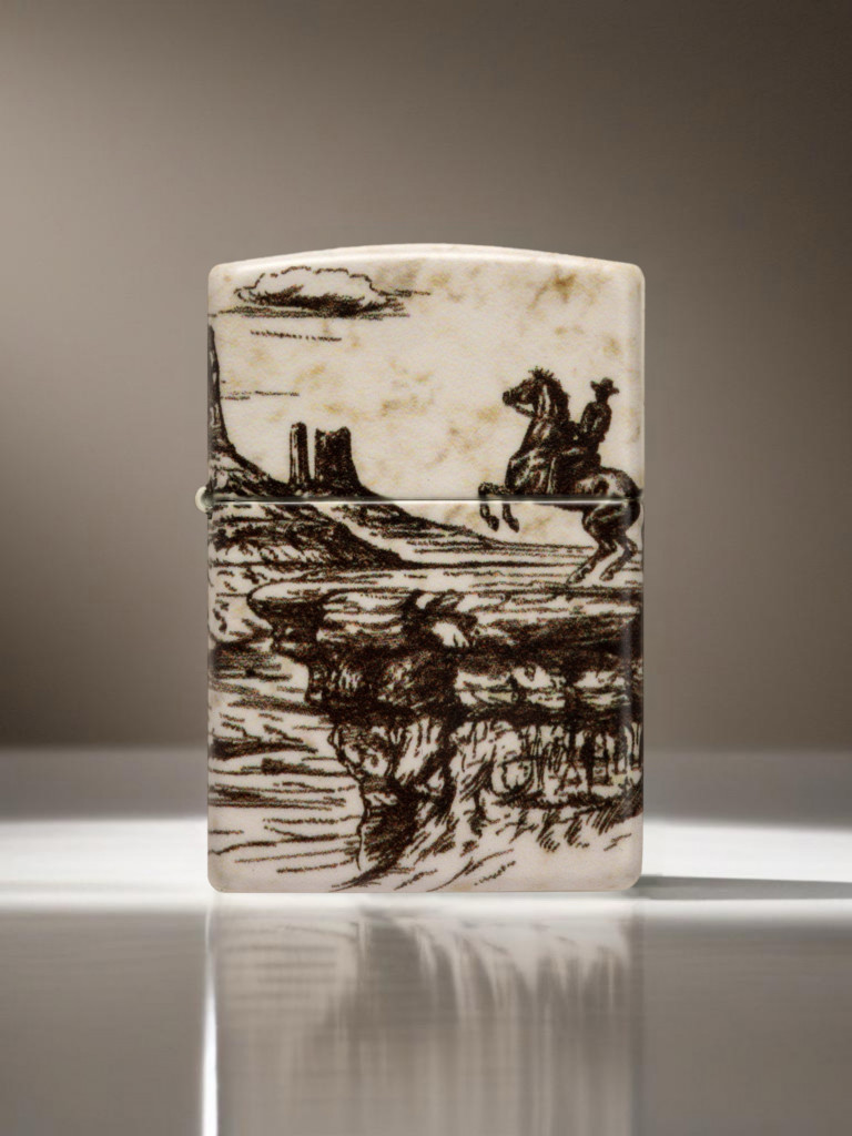 Зажигалка бензиновая ZIPPO 48518 Wild West Scene