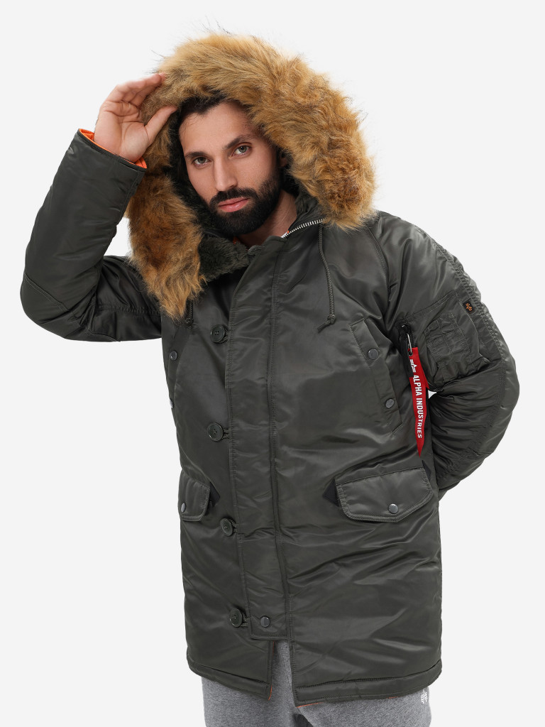 Парка зимняя мужская Slim Fit N-3B Alpha Industries