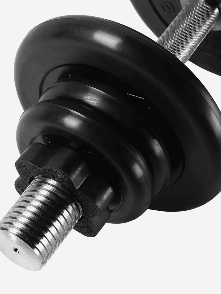 Гантели разборные BARBELL ATLET 1 по 21 кг (D 51 mm) Черный