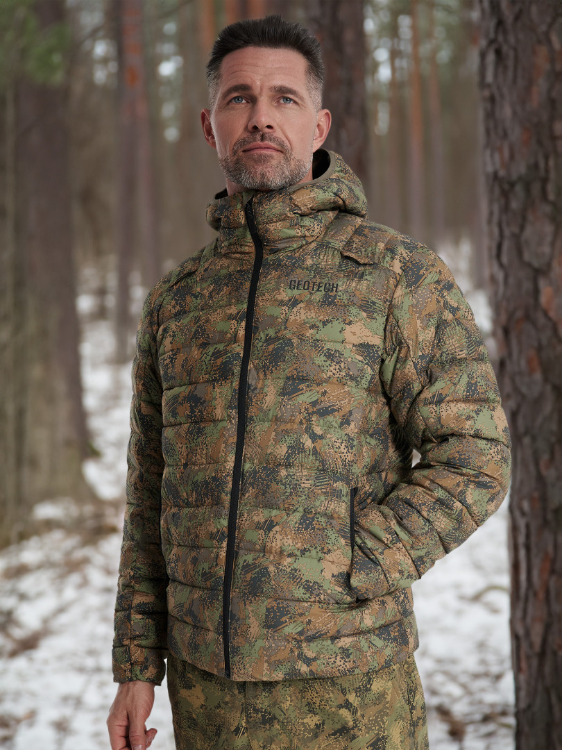 Пуховик мужской Geotech, Зеленый