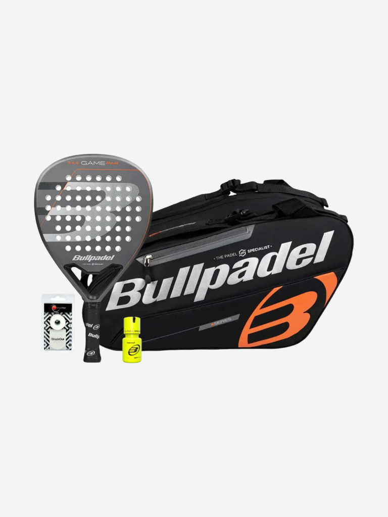 Ракетка для падел BULLPADEL GAME PWR PACK GRAY