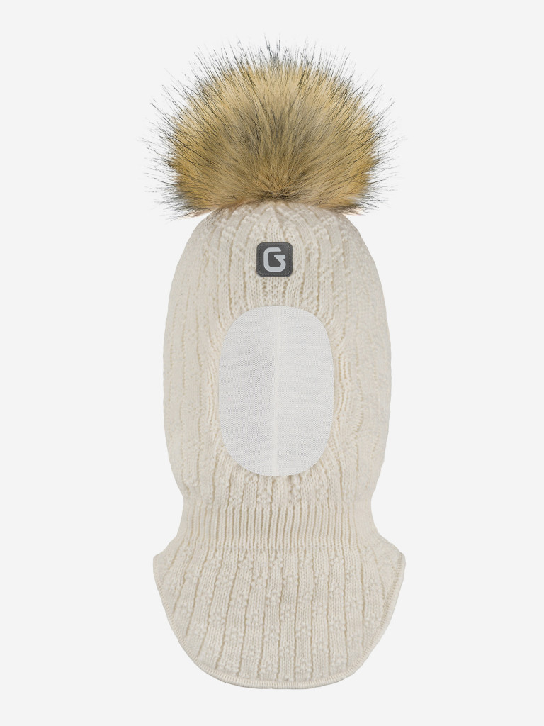 Шапка-шлем для девочки GUSTI GW25AC1229G-MILK