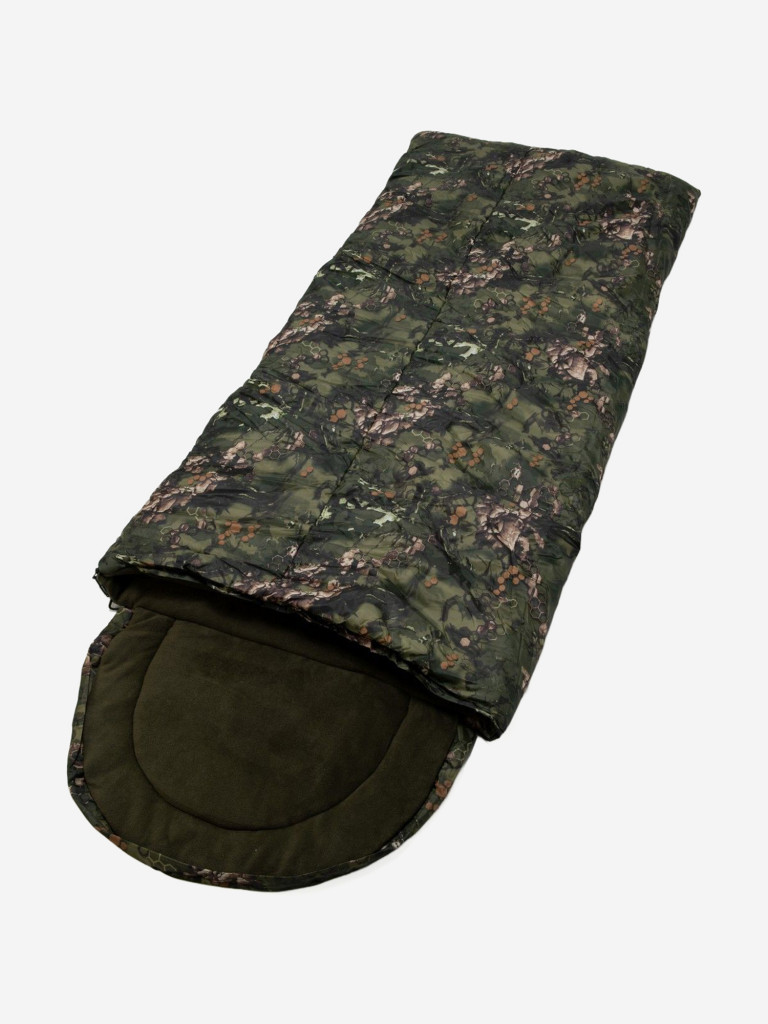 Спальный мешок Huntsman Аляска зимний утепленный с подголовником одноместный (до -20) для охоты и рыбалки