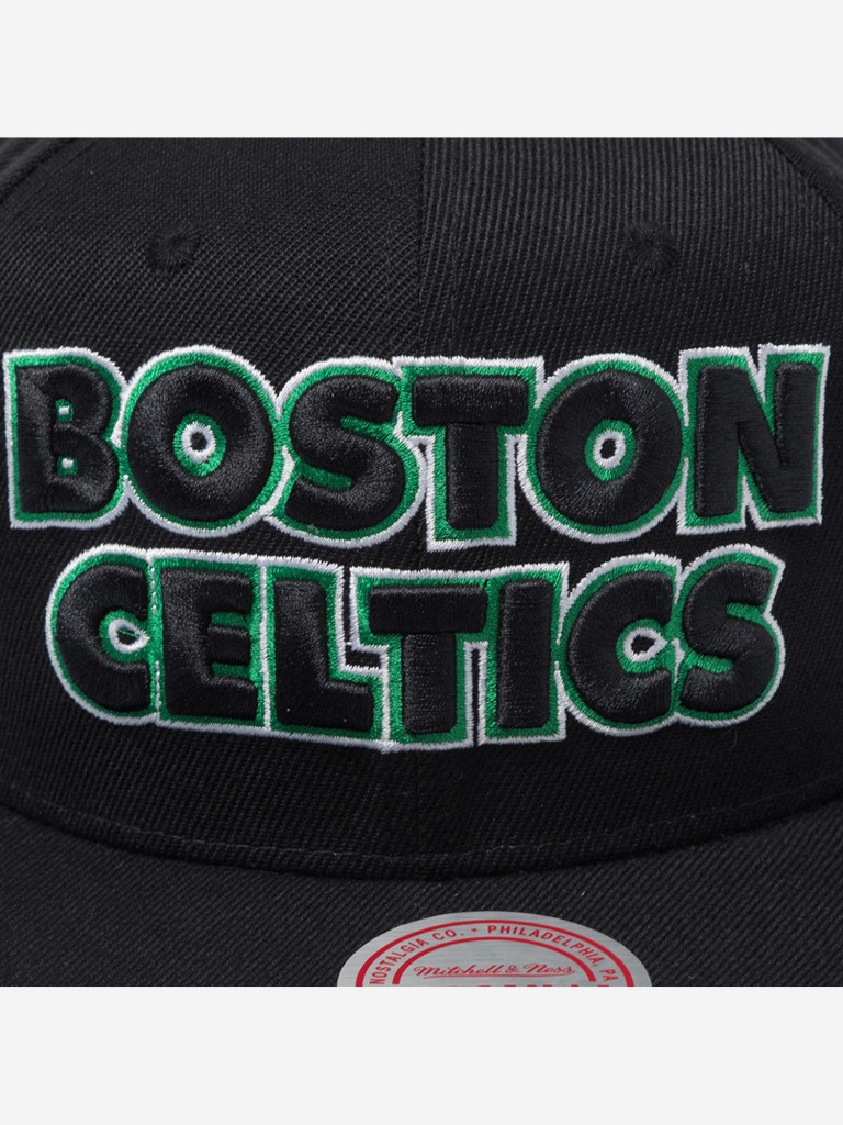 Бейсболка MITCHELL NESS HHSS5469-BCEYYPPPBLCK Boston Celtics NBA