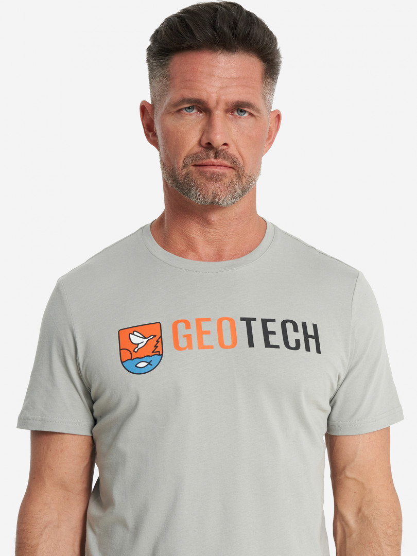 фото Футболка мужская geotech, серый