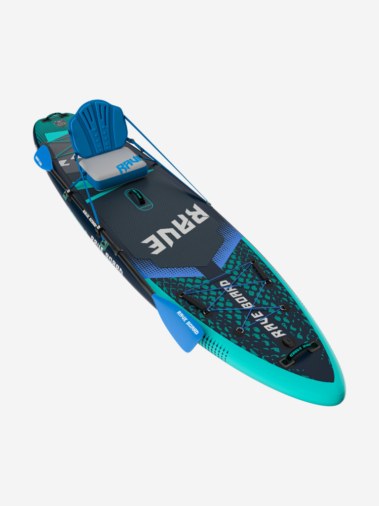 Надувной сапборд Rave Board RB102Pro (350*83*15) с сидушкой и двойным веслом