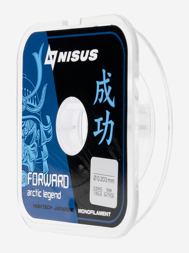 Леска для рыбалки Nisus FORWARD ARCTIC LEGEND Nylon 0,203мм, 50м, 3,55кг, прозрачный